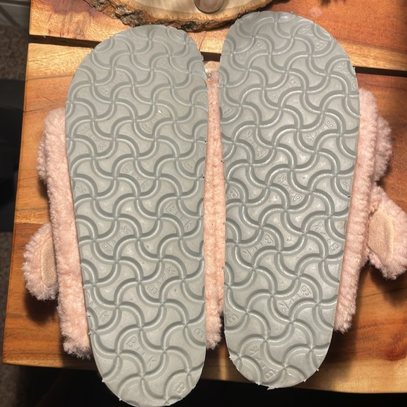 Birkenstock Papillio Soft Pink Shearling Sandals - Picture 5 of 8